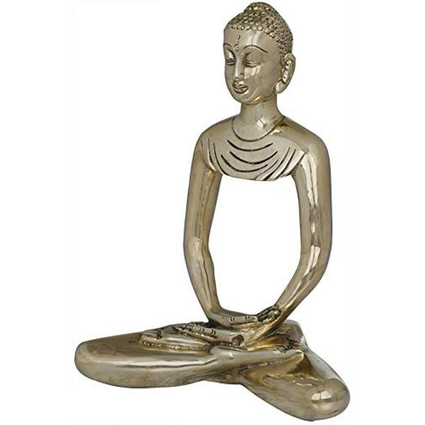 Exotic India Shakyamuni Buddha Seated on Lotus Multicolor Tibetan Buddhist Exotic India Shakyamuni Buddha Seated on Lotus Multicolor Tibetan Buddhist